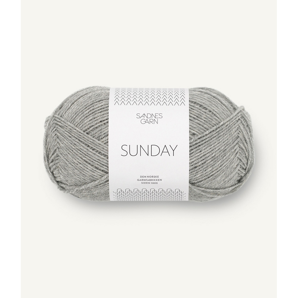 Wolle Sandnes Garn gramelert Sunday 235m 50g