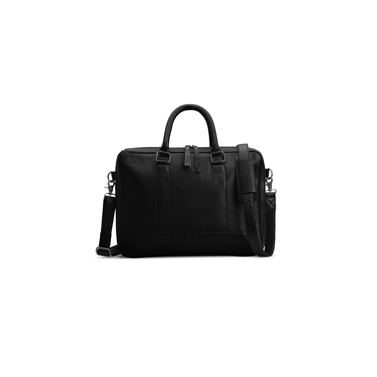 Lederhandtasche mit Henkel Drea Black