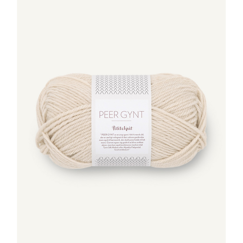 Wolle Sandnes Garn Almond Peer Gynt by Petite Knit 91m 50g