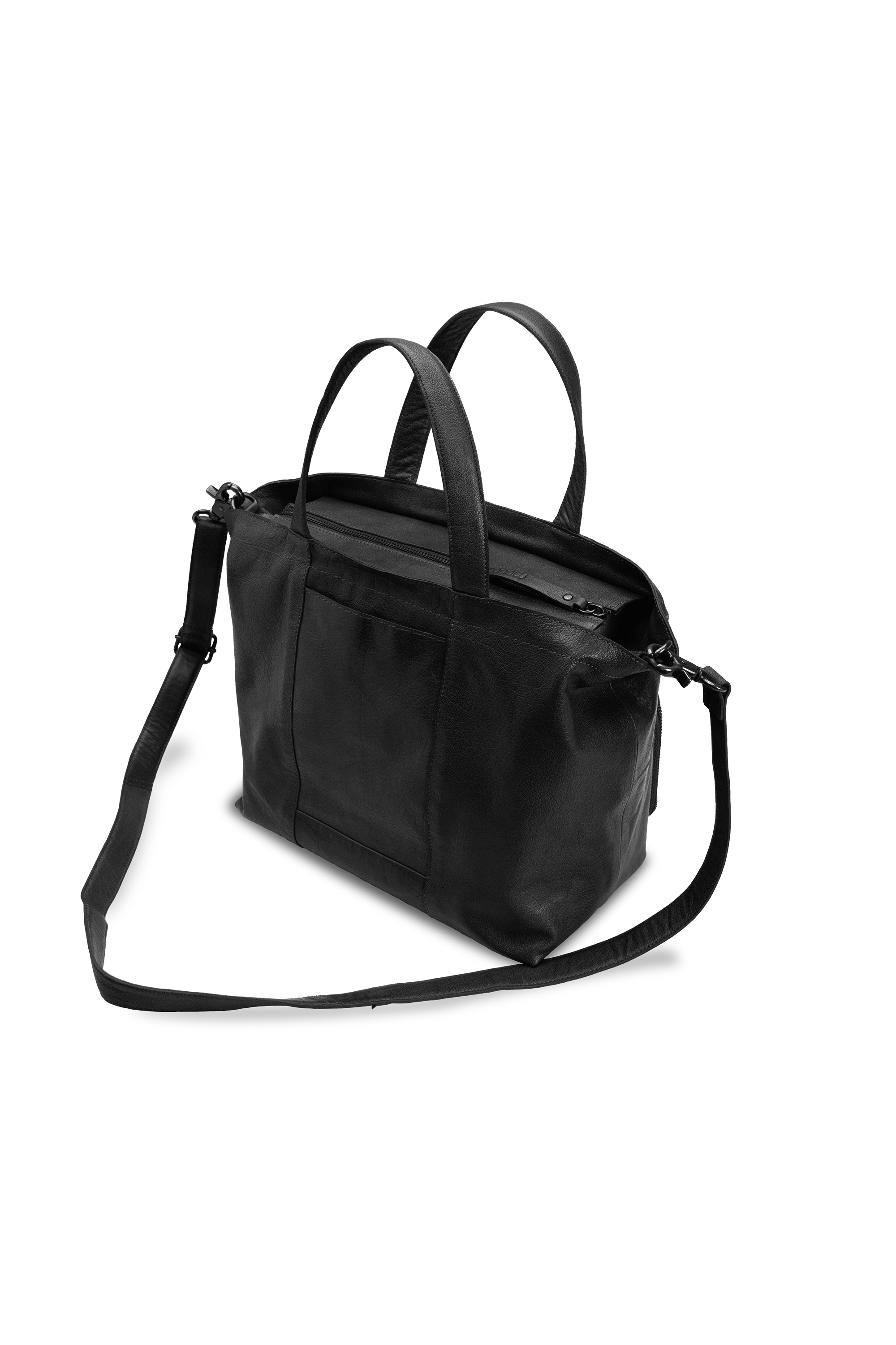 Hiba mit Reißverschluss 27x29x16 cm Black