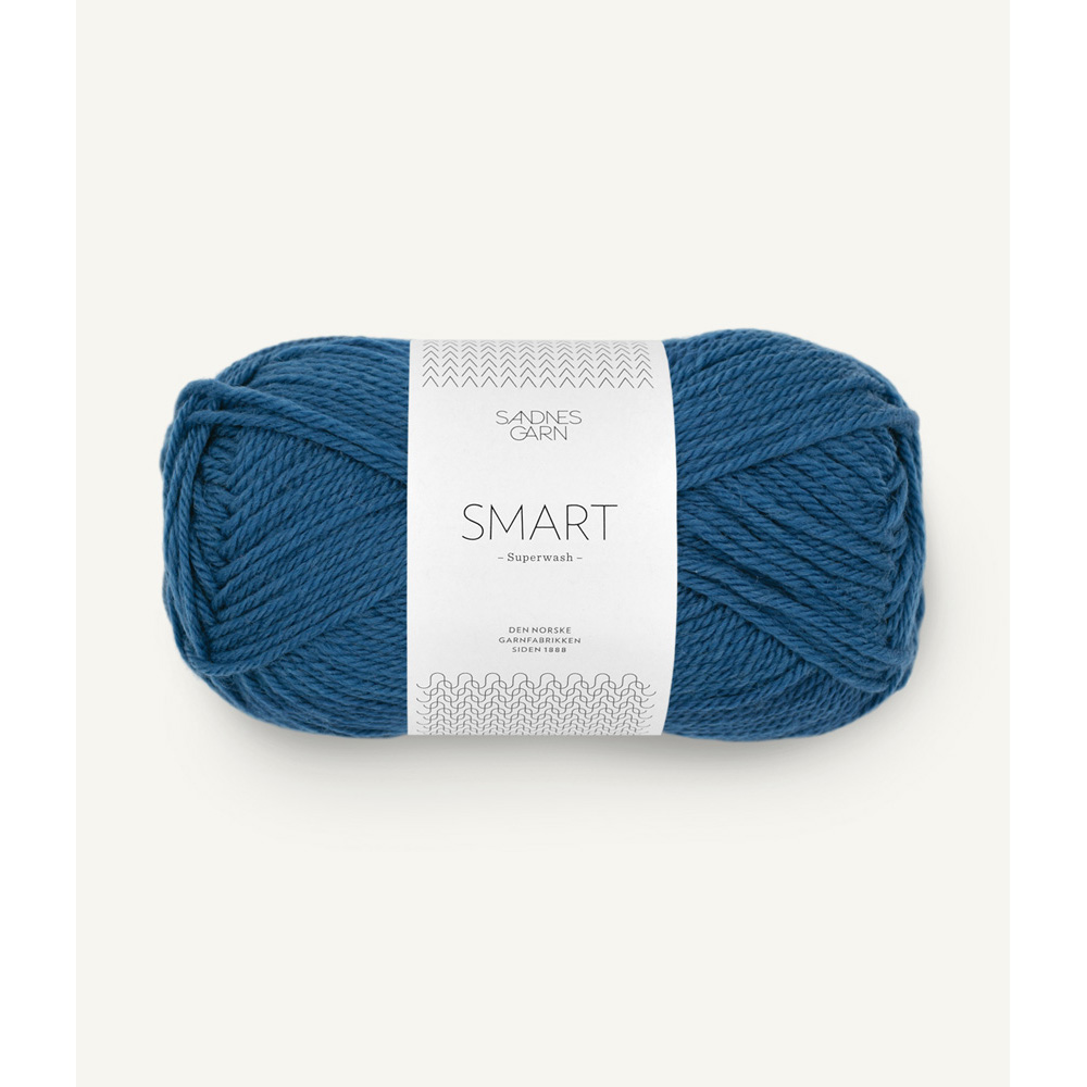Wolle Sandnes Garn blue Smart 100m 50g