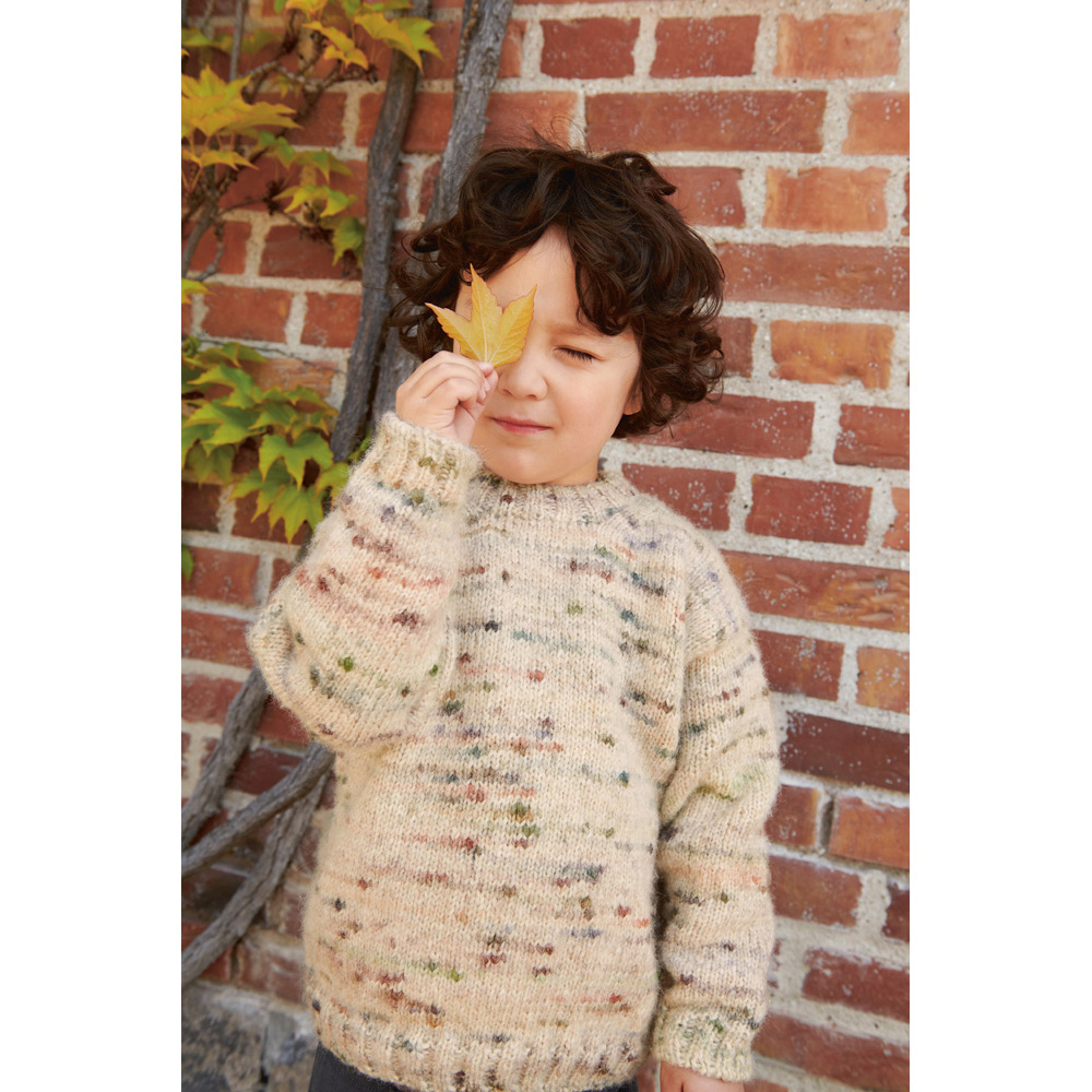 Anleitungsheft 2408 MYKT TIL BARN Einzelanleitung 2408 Nr. 8 Dave Sweater Junior- Deutsch