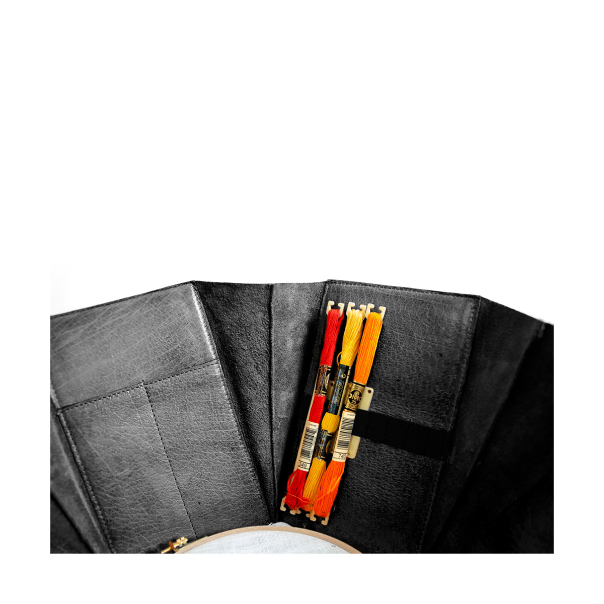 Lederbox, Projekttasche Evita XL Black