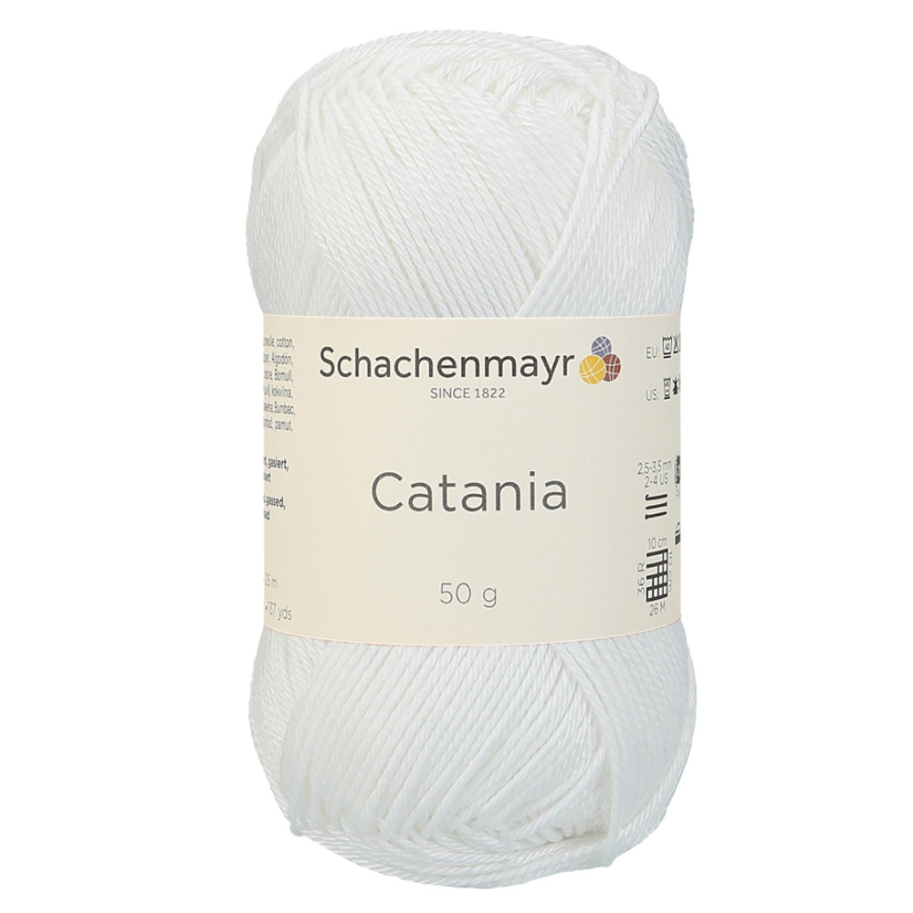 Wolle Schachenmayr weiß Catania 125m 50g