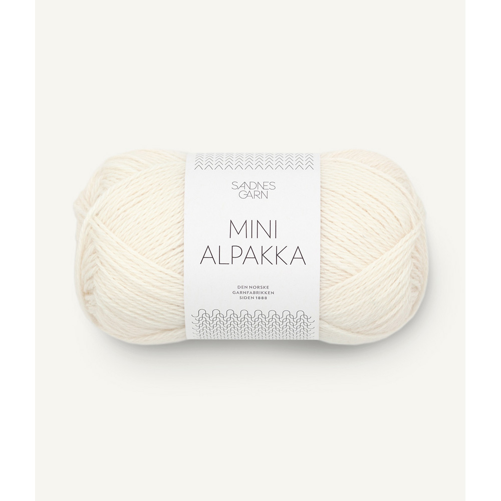 Wolle Sandnes Garn natural Mini Alpakka  150m 50g