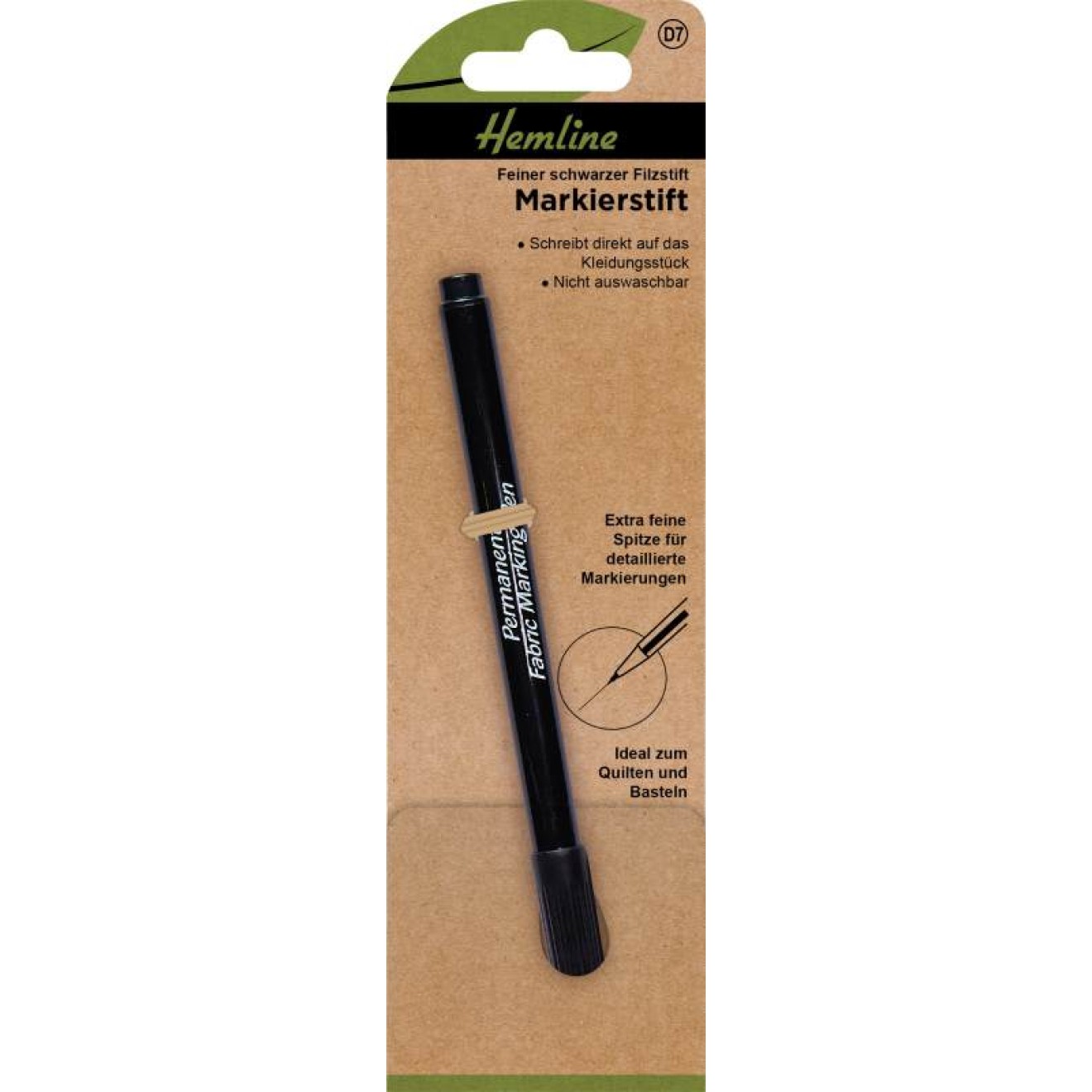 Markierstift schwarz 1 St