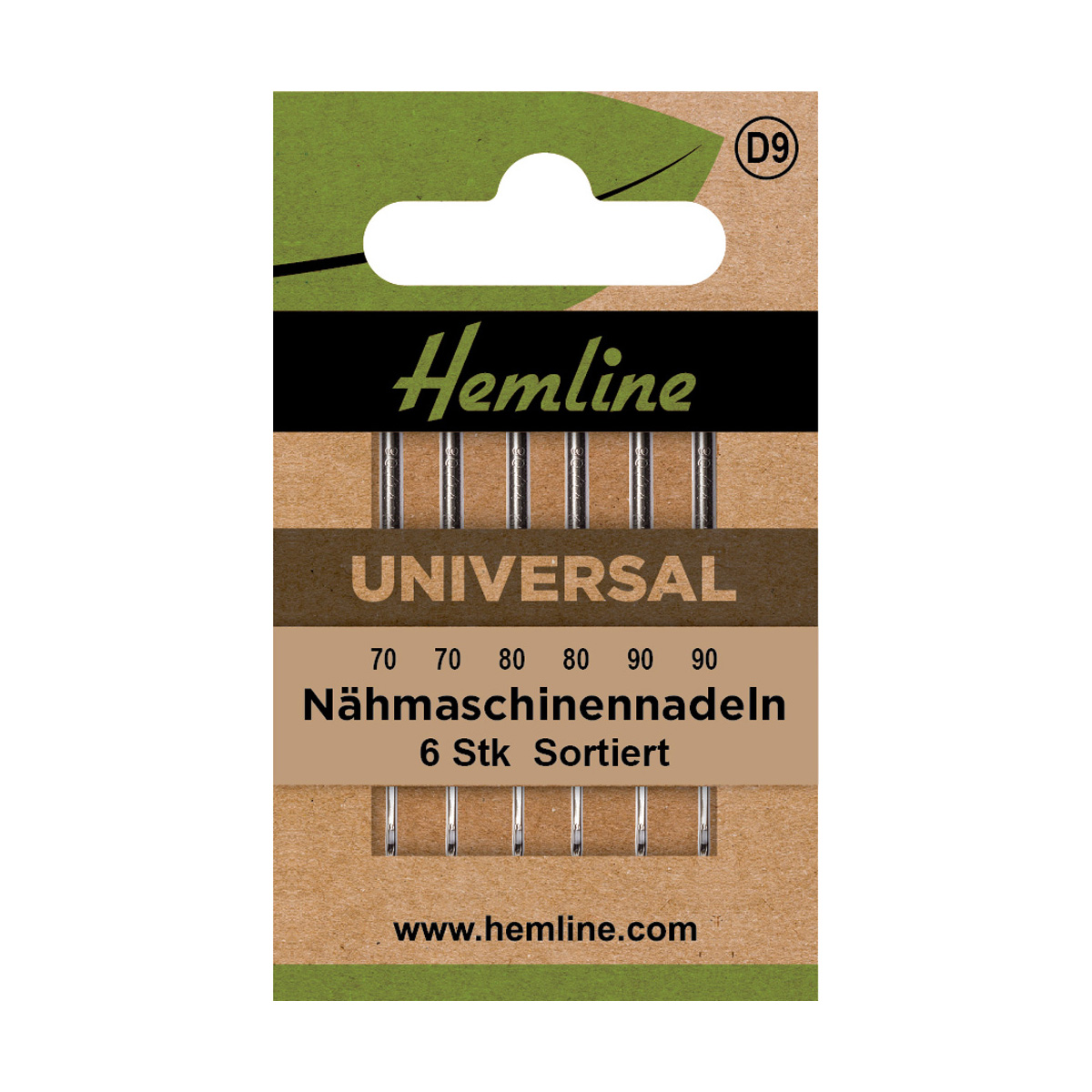 Nähmaschinennadeln Universal Sortiert 6 Stück