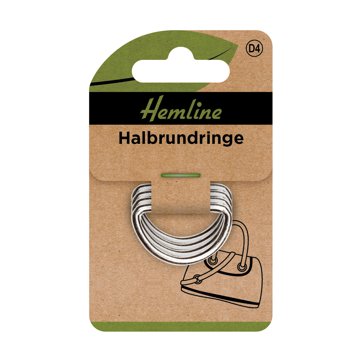 D-Ringe 25 mm silber 4 St