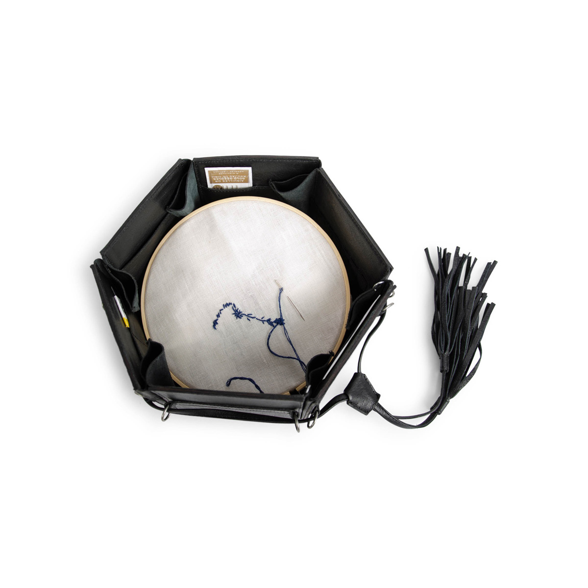 Lederbox, Projekttasche Evita Black