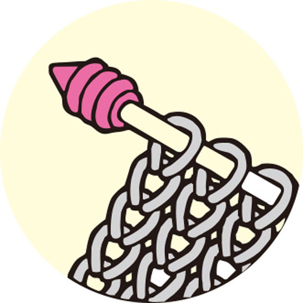 Maschenstopper pink 4 St