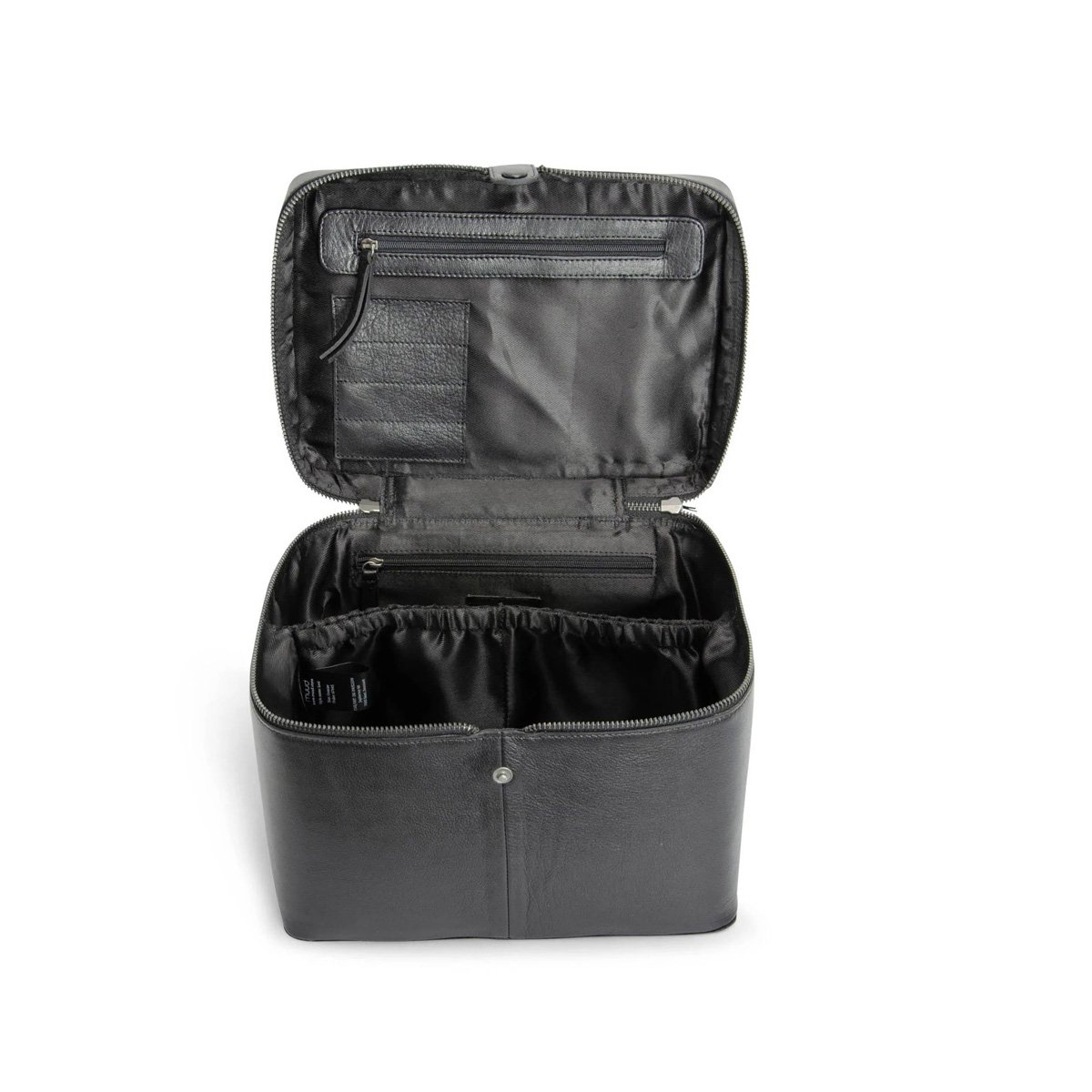 Leder Kulturtasche Lexi Black