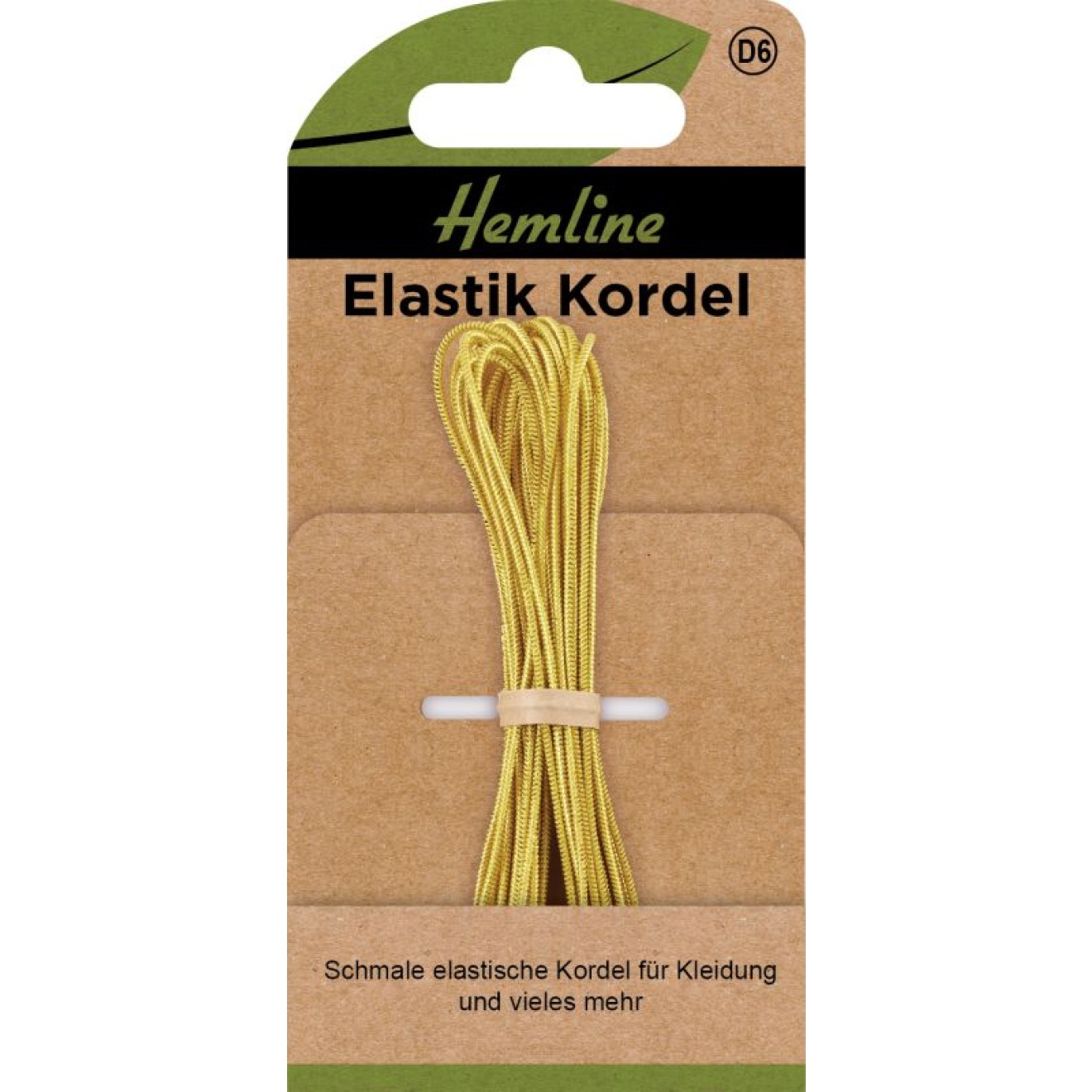Elastik Kordel 1,3 mm x 4,5 m gold