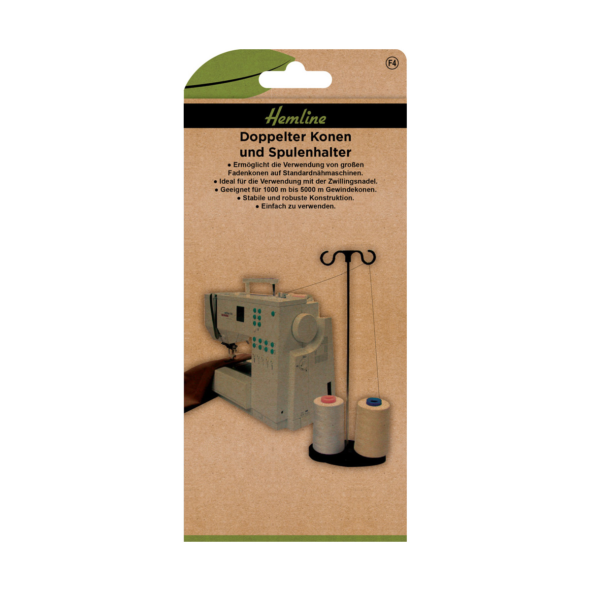 Doppelter Konen und Spulenhalter