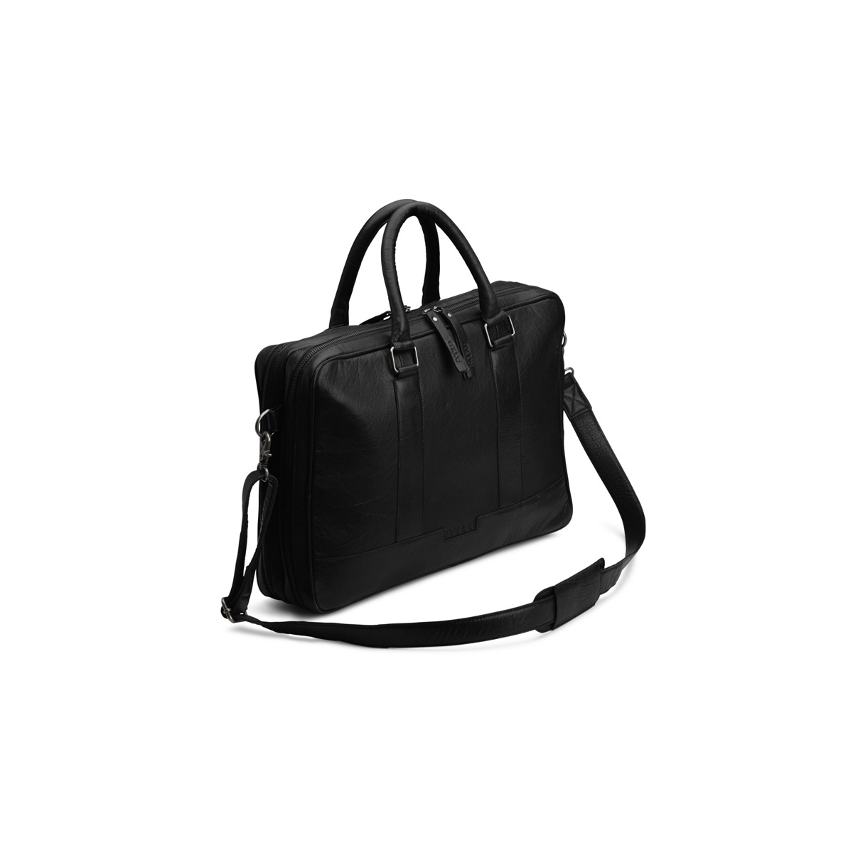 Lederhandtasche mit Henkel Drea Black