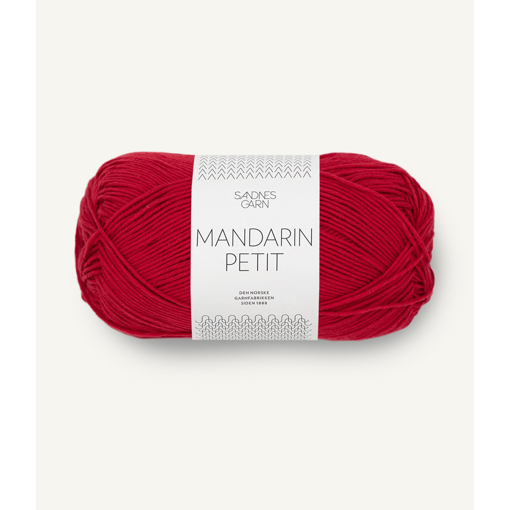 Wolle Sandnes Garn dark red Mandarin Petit 180m 50g