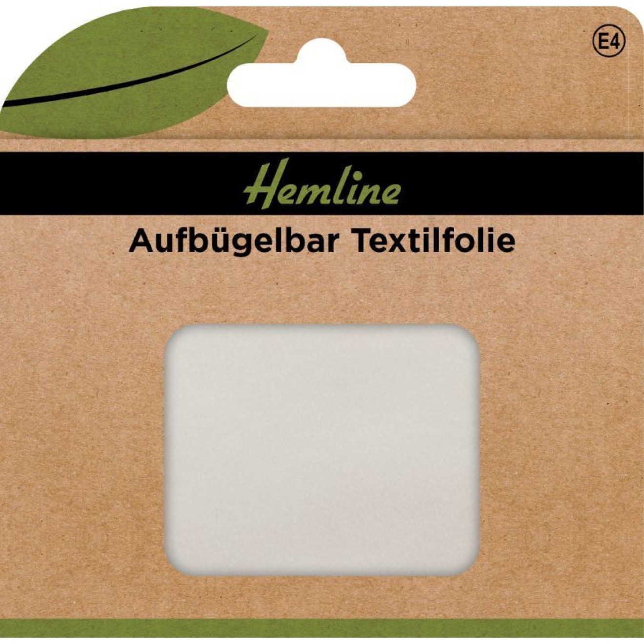 Aufbügelbare Textilfolie