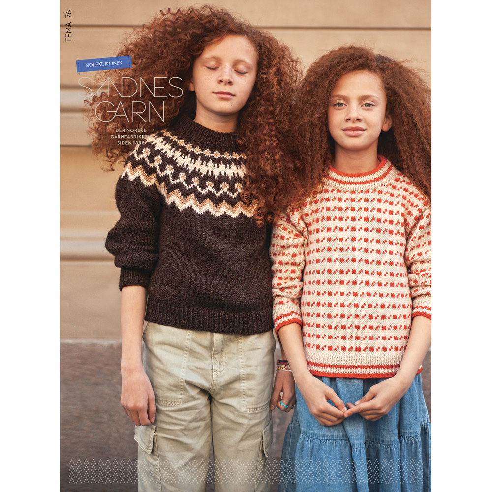 Anleitungsheft Tema 76 Norske Ikoner Kinder - Englisch  1 St.