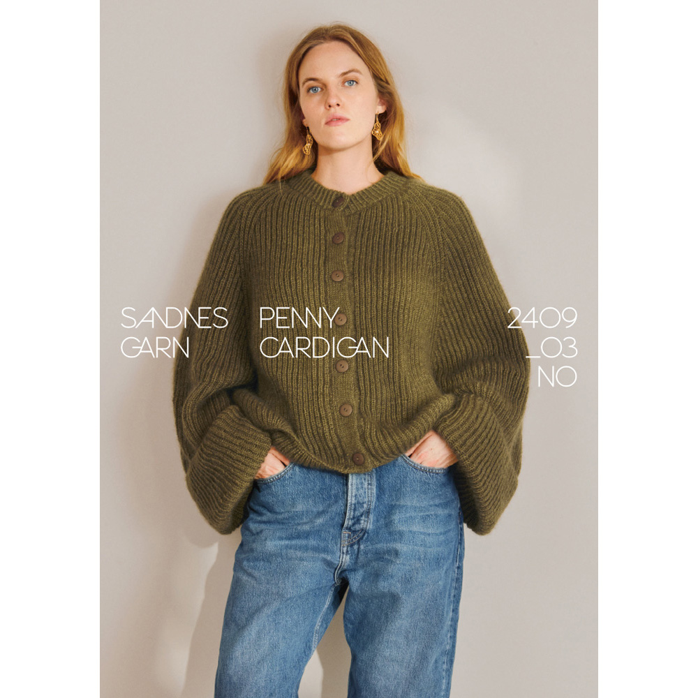 Anleitungsheft 2409 Slow Fashion Einzelanleitung 2409 Nr. 3 Penny Cardigan- Englisch