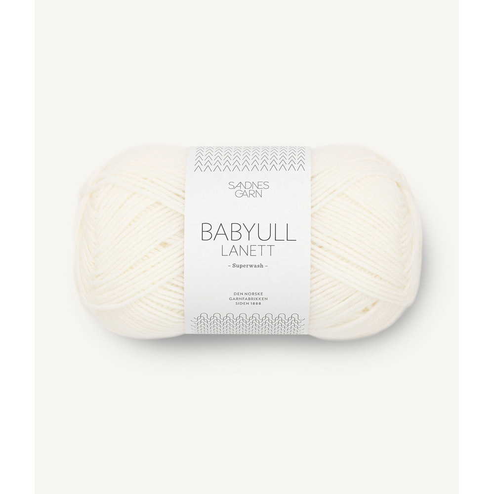 Wolle Sandnes Garn natural Babyull Lanett 175m 50g