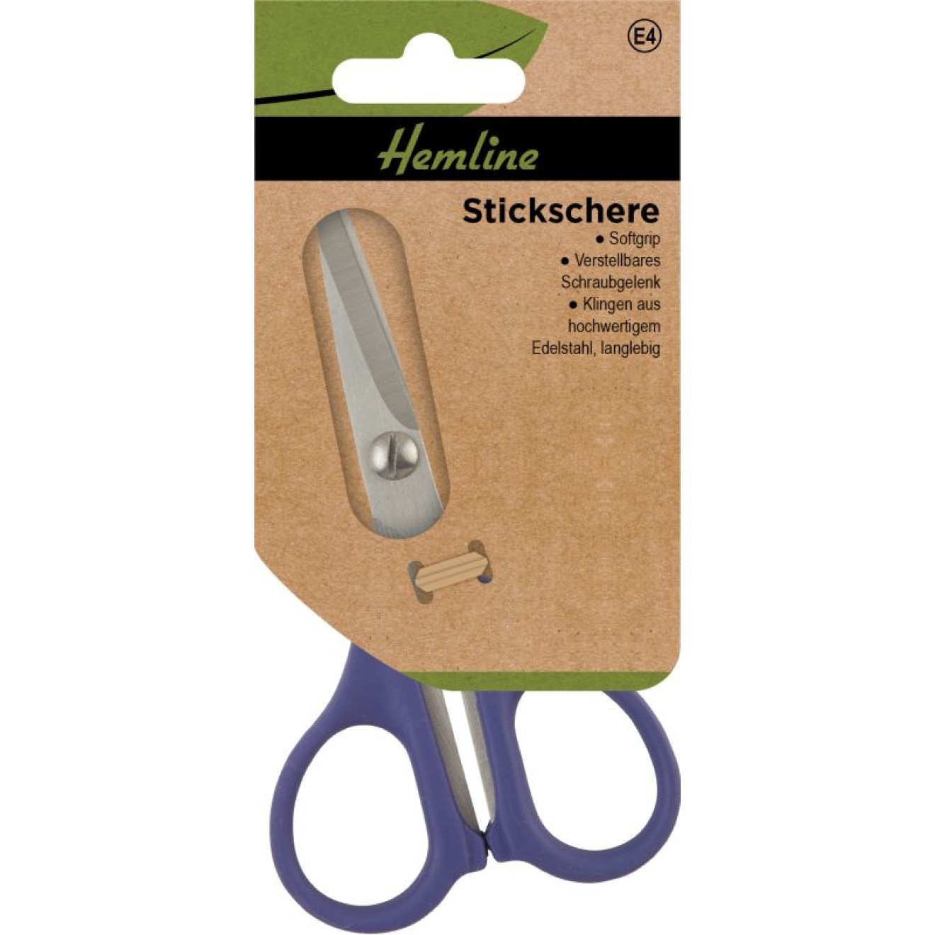 Schere Stickschere lila 120 mm 1 St