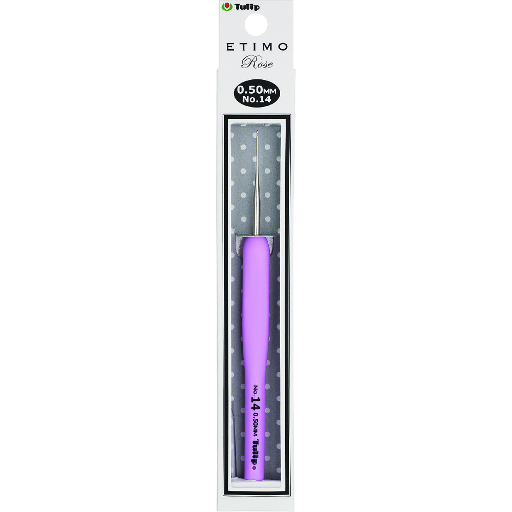 ETIMO Rose Häkelnadel mit Softgriff 0,90 mm 1 St