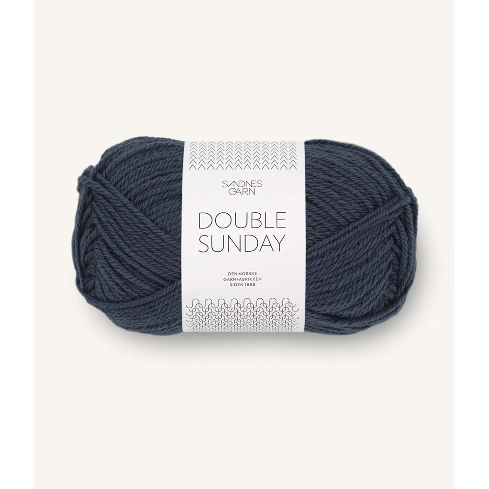 Wolle Sandnes Garn hvit natt Double Sunday  108m 50g