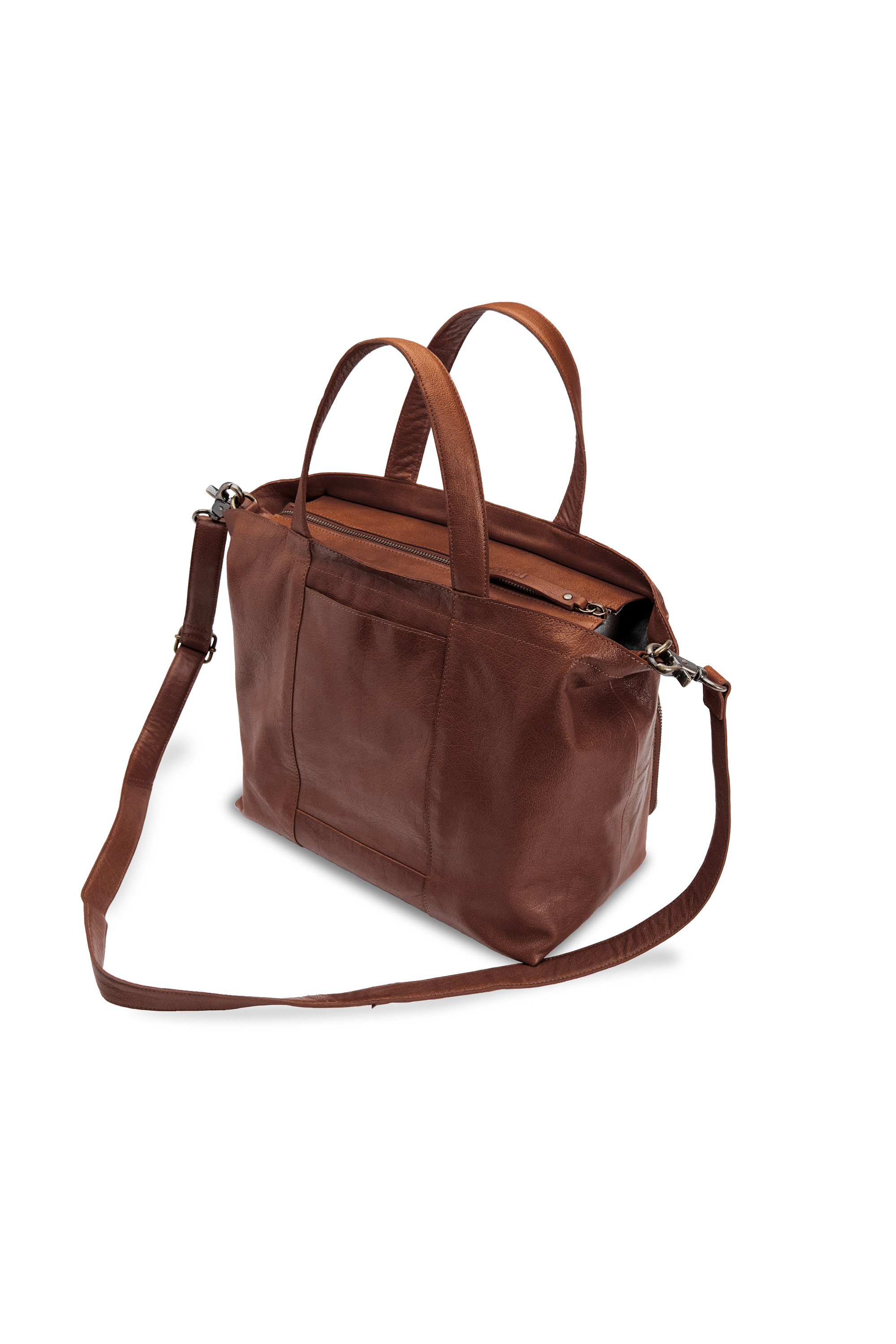 Hiba mit Reißverschluss 27x29x16 cm Rich Brown