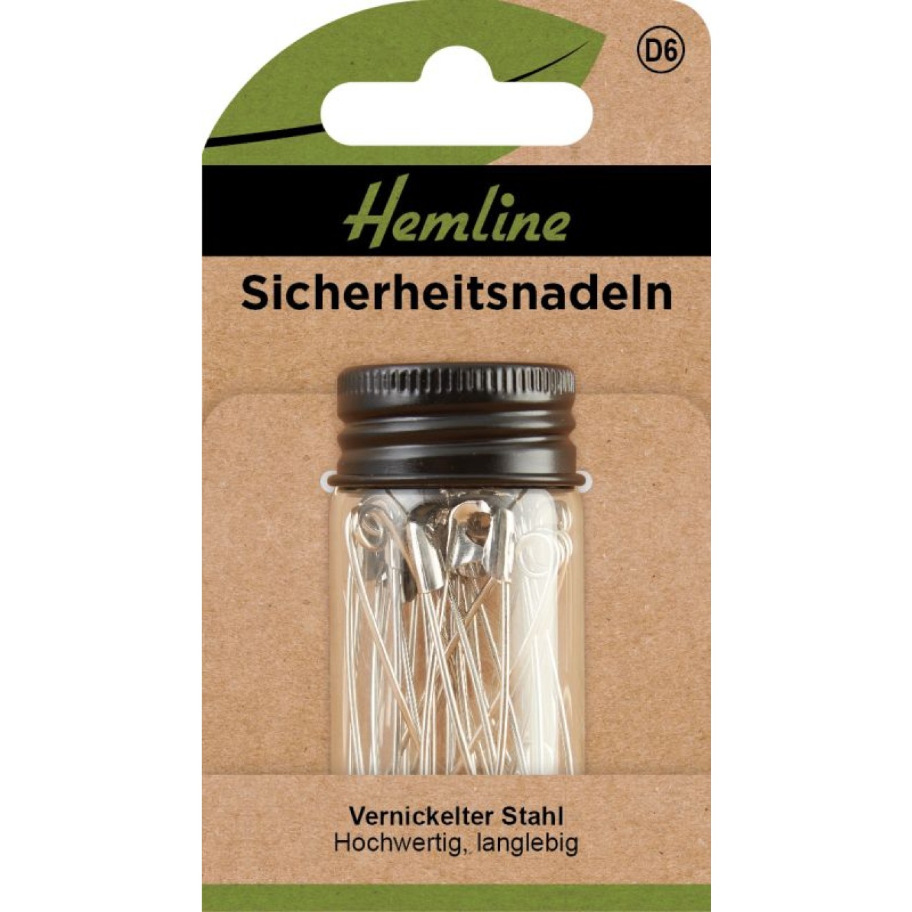 Sicherheitsnadeln 46 mm 18 St
