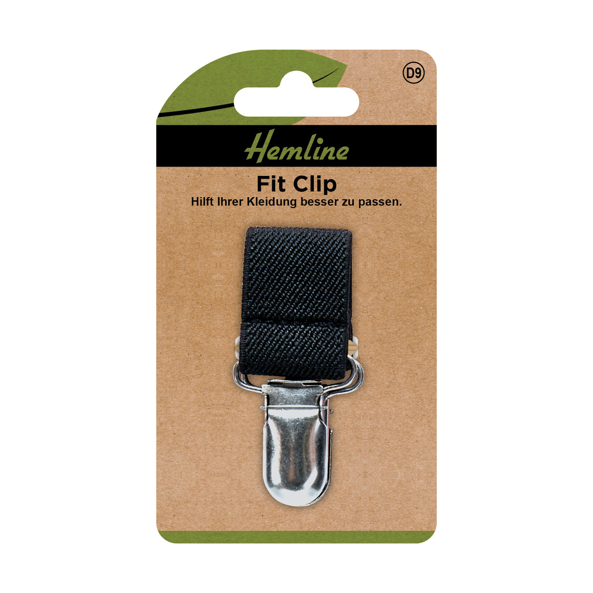 Fit Clip 25x76 mm schwarz 1 St