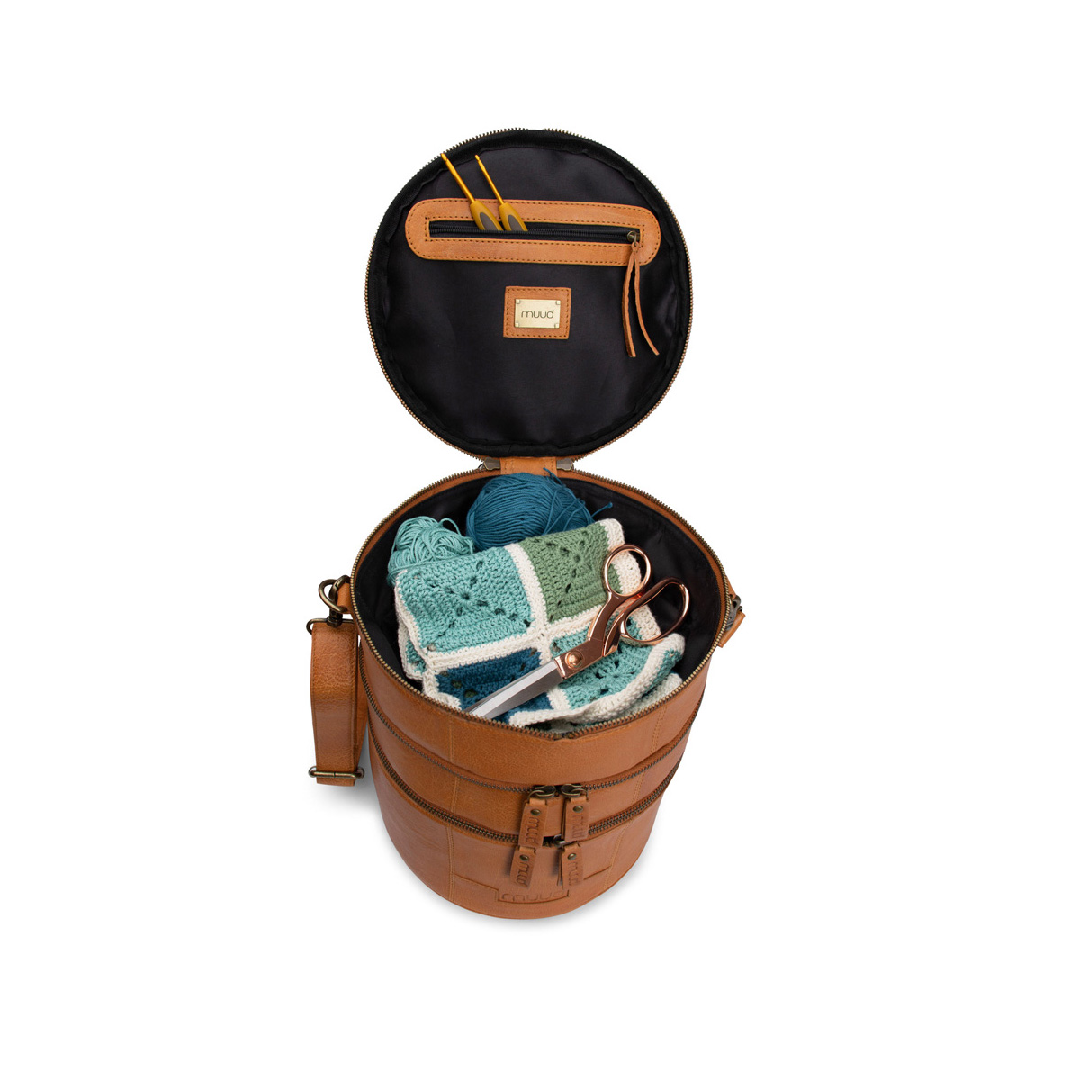 Leder Aufbewahrungstasche Bturn Whisky