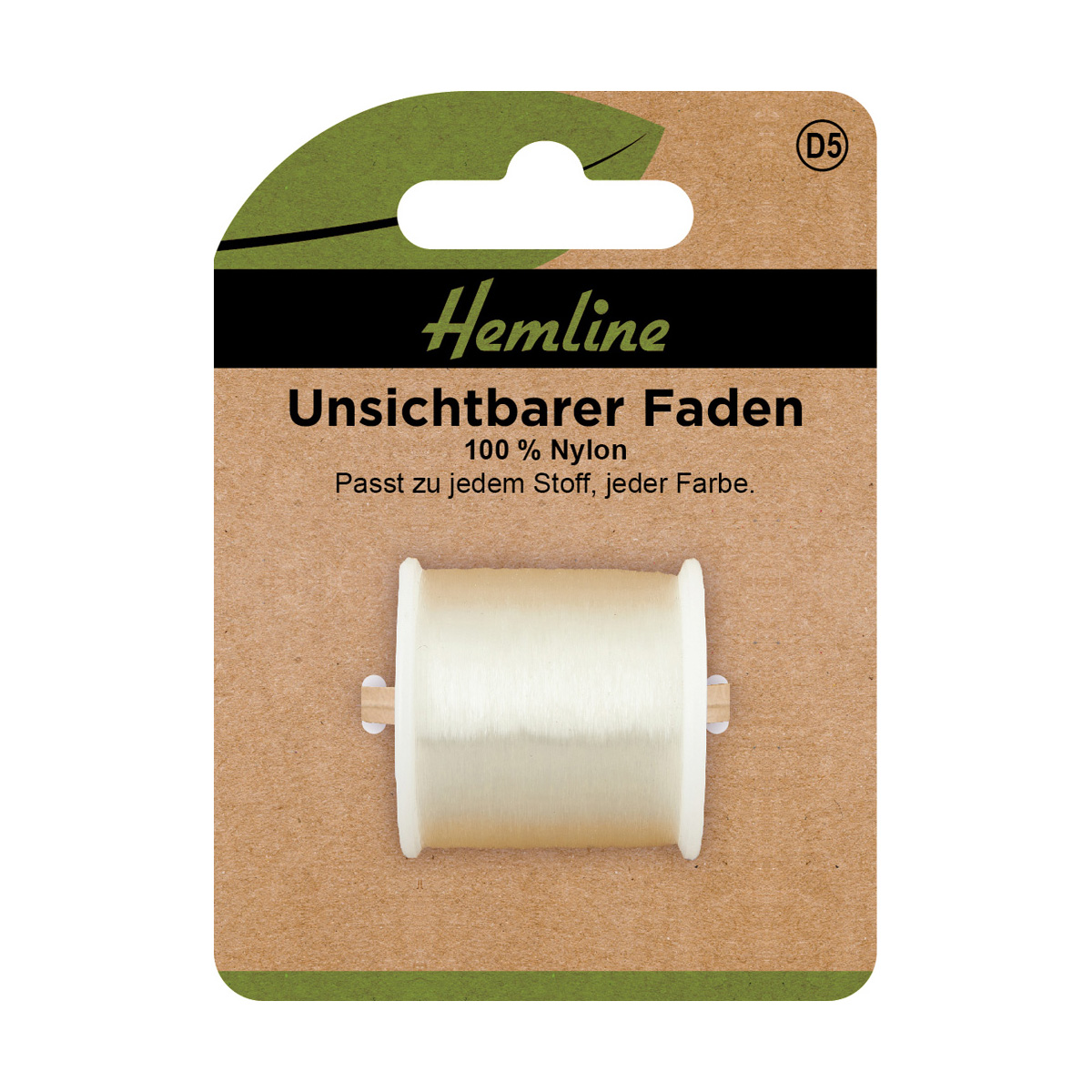 Nähgarn Unsichtbarer Faden transparent 200 m