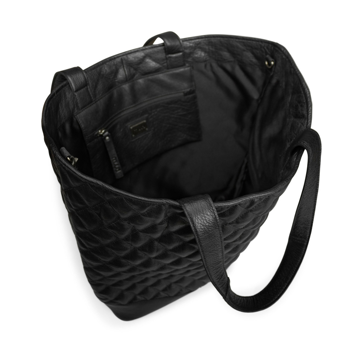 Leder shopper groß Betsy XL Black