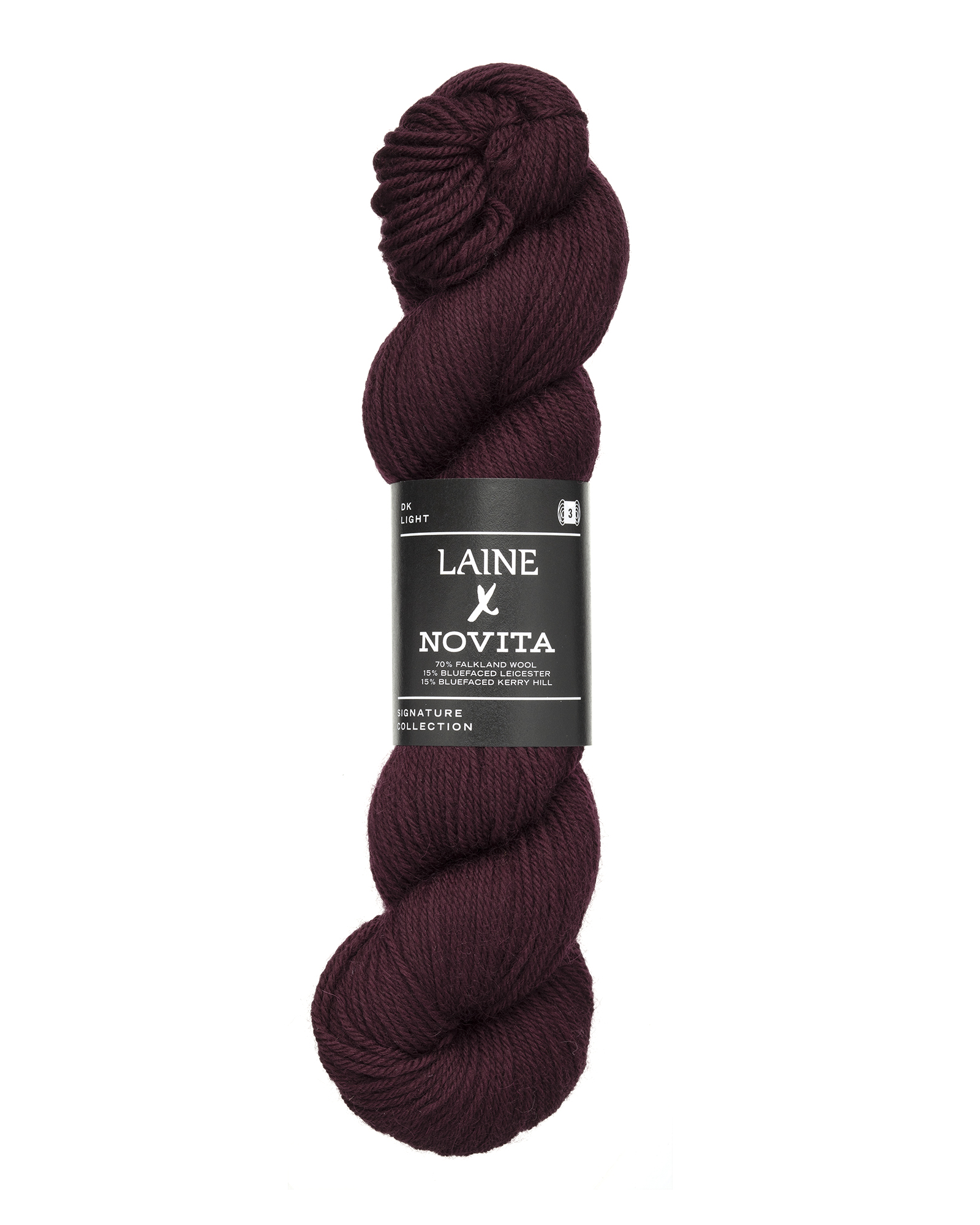 Laine 4fädig col. 7821 Deep Burgundy ca. 400 m 100 g