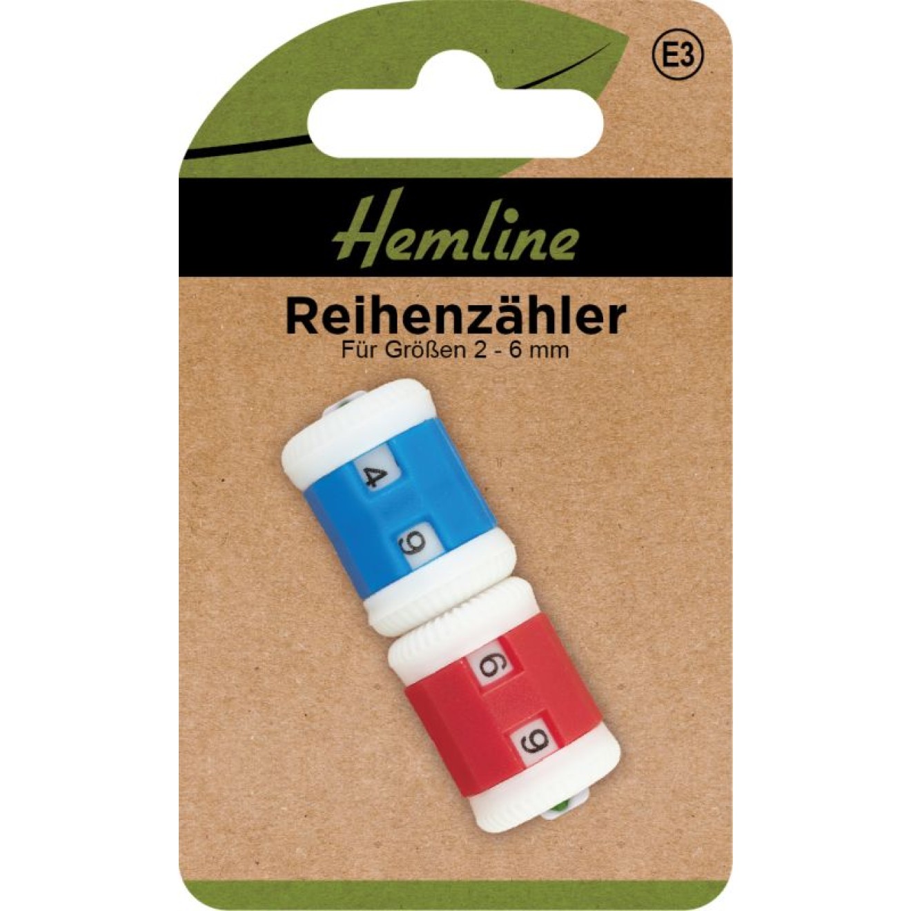 Reihenzähler blau, rot  2 St